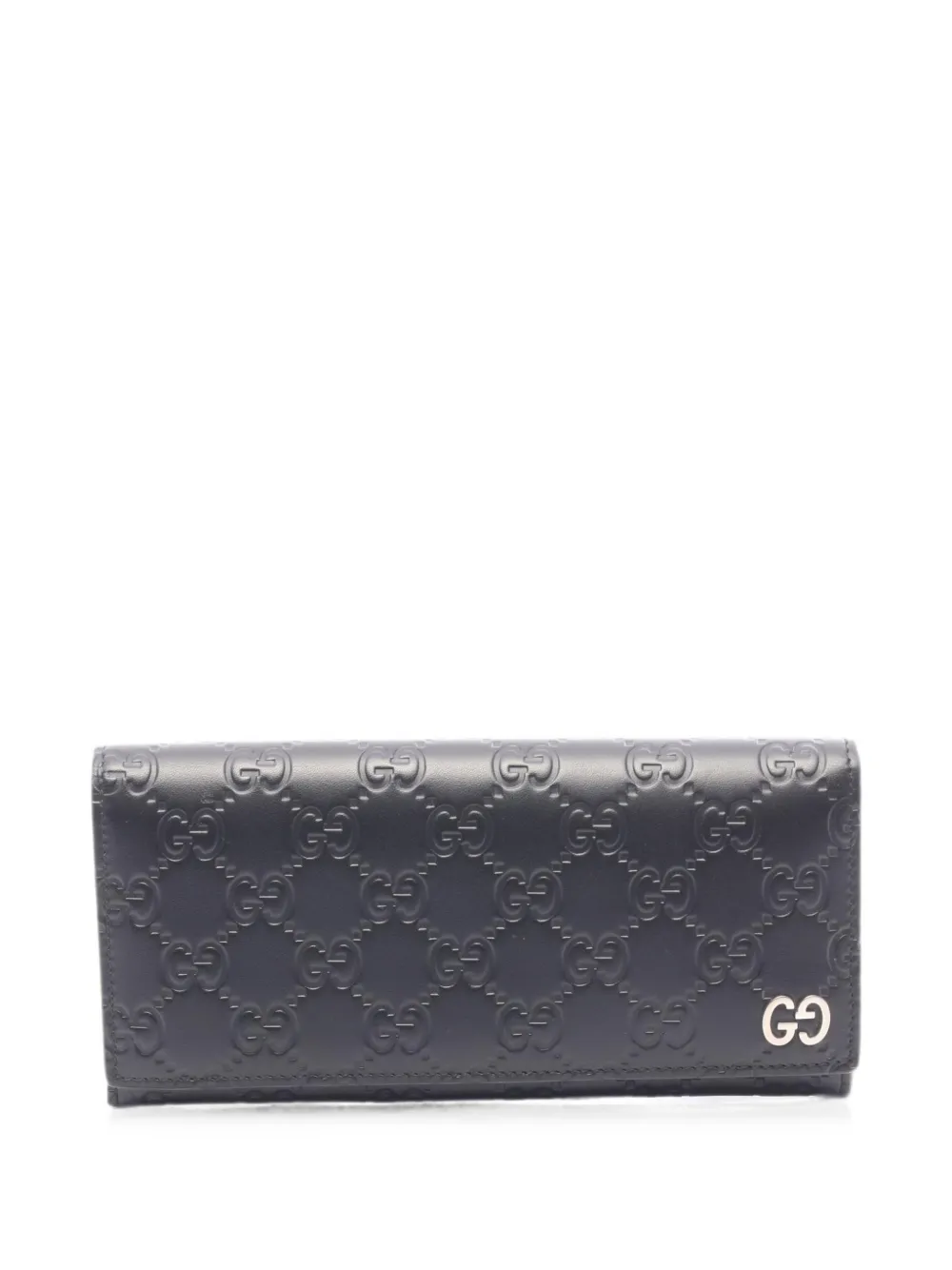 Gucci Pre-Owned 2010s Guccissima Dorian wallet - Schwarz