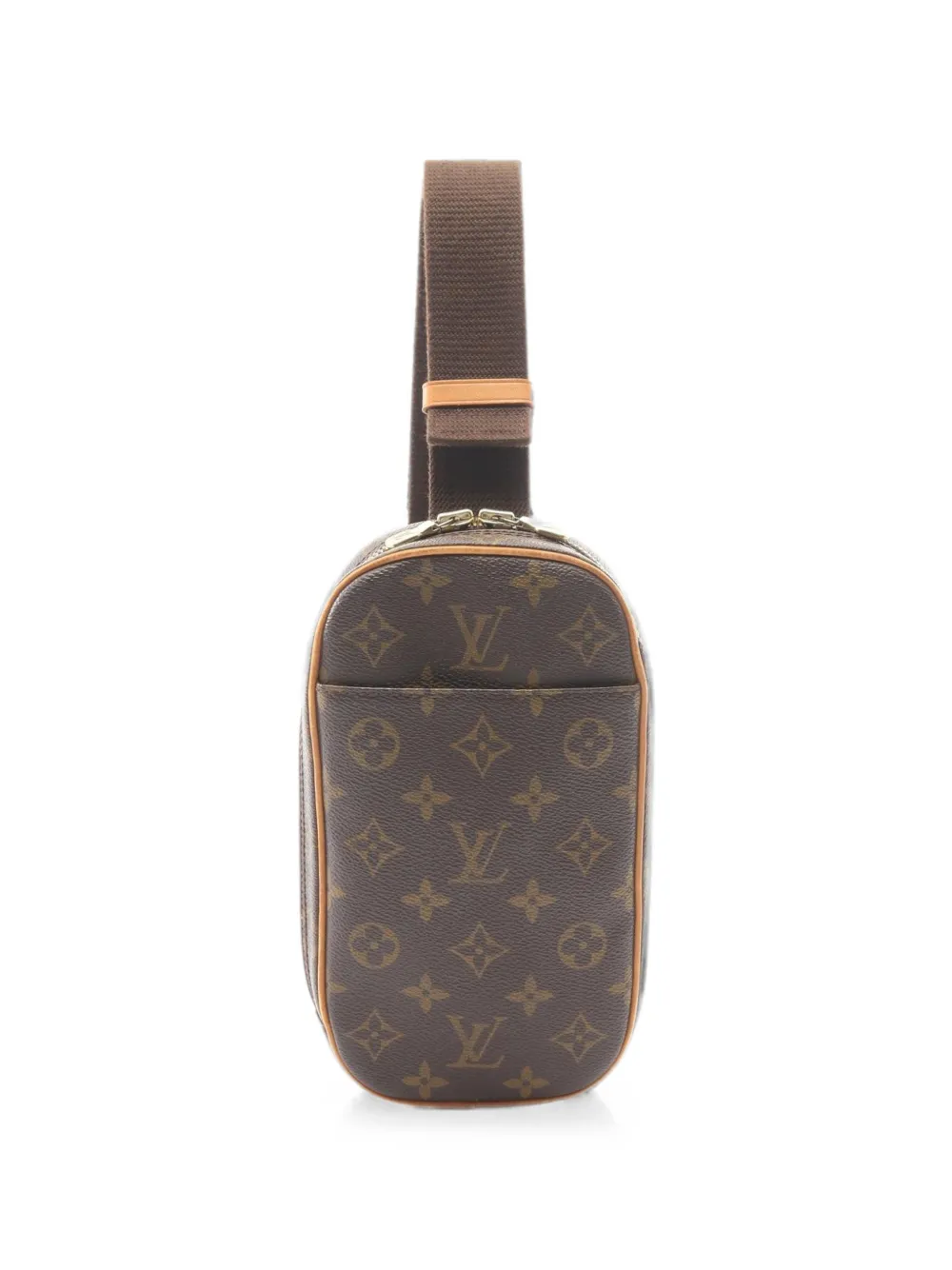 Louis Vuitton Pre-Owned 2001 Monogram Pochette Ganju belt bag - Brown