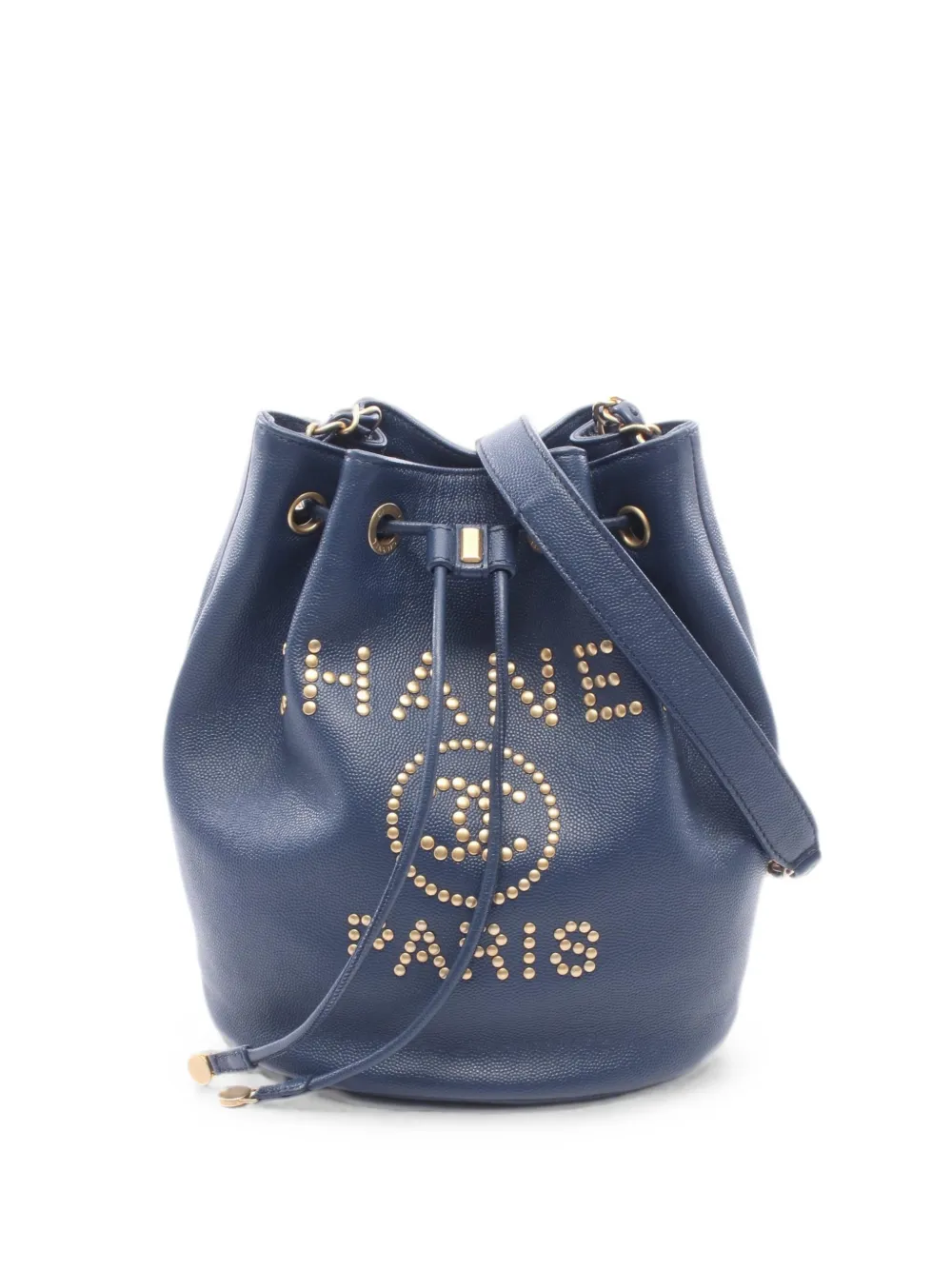 CHANEL Pre-Owned 2019 Deauville shoulder bag - Blue