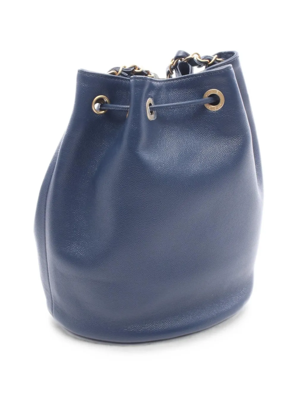 CHANEL Pre-Owned 2019 pre-owned Deauville schoudertas Blauw