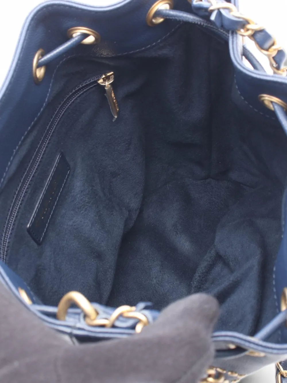 CHANEL Pre-Owned 2019 pre-owned Deauville schoudertas Blauw