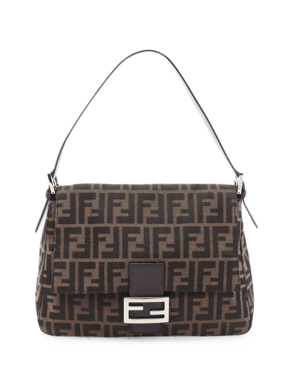 Fendi Pre-Owned 2010s Zucca Mamma Baguette shoulder bag - Brown