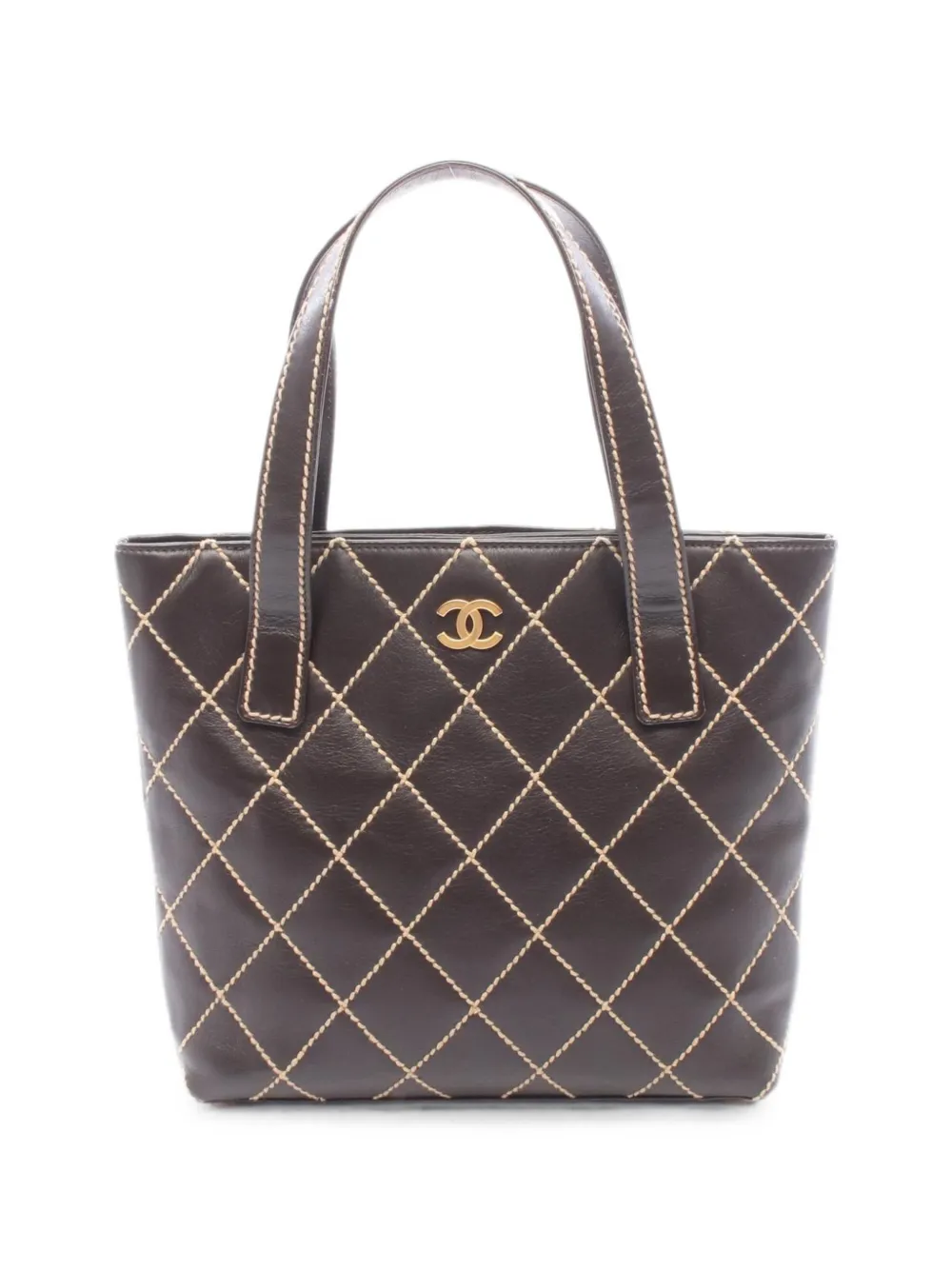 CHANEL Pre-Owned 2004-2005 Wild Stitch tote bag - Brown