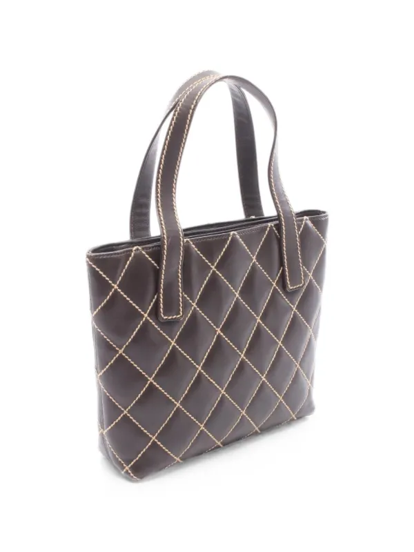 CHANEL Pre-Owned 2004-2005 ワイルドステッチ ハンドバッグ