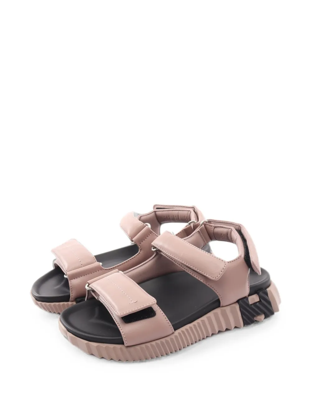 Hermès Pre-Owned 2010s Junior touch-strap sandals - Pink