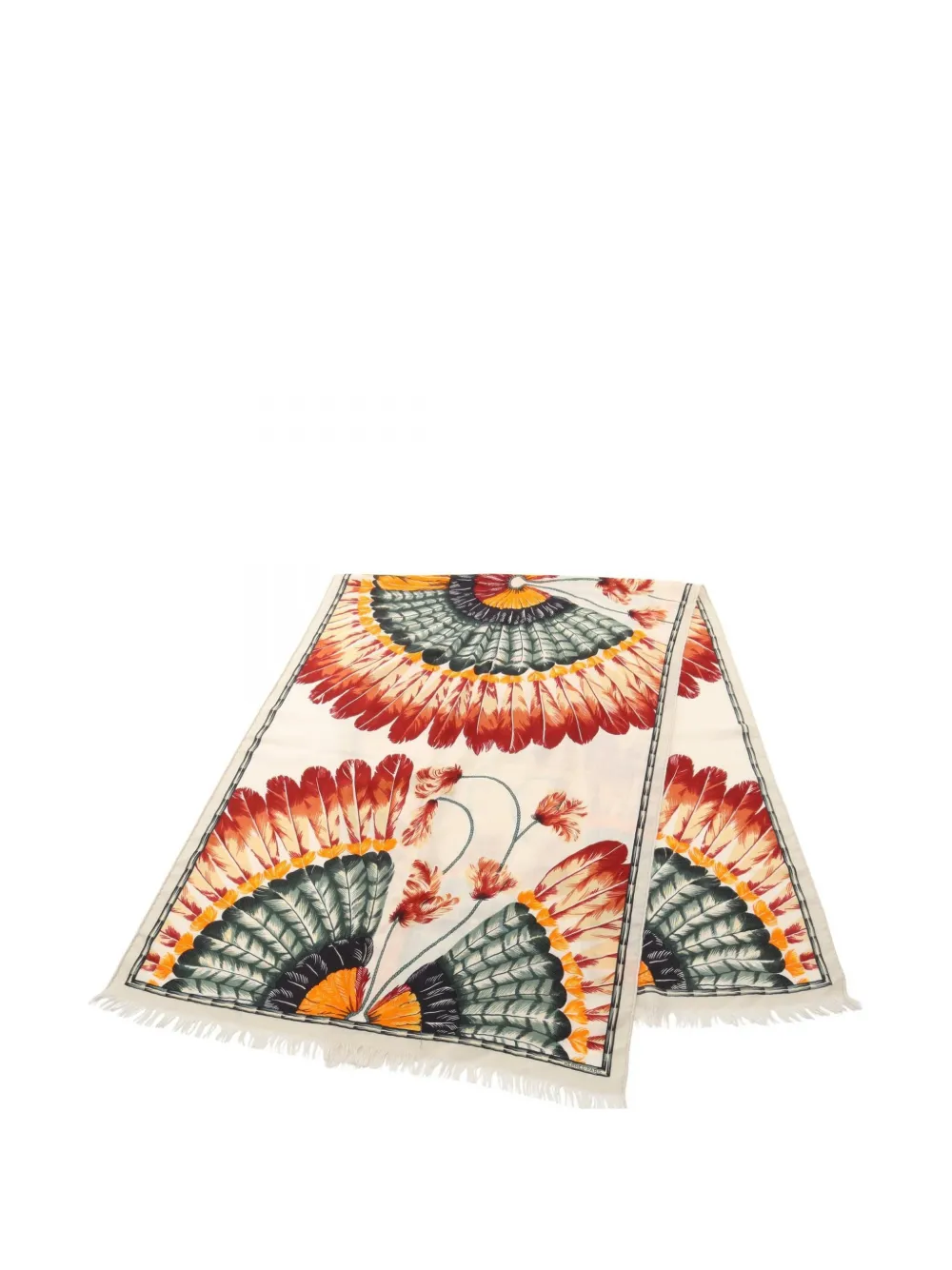 Hermès Pre-Owned 2000s printed shawl - Nude