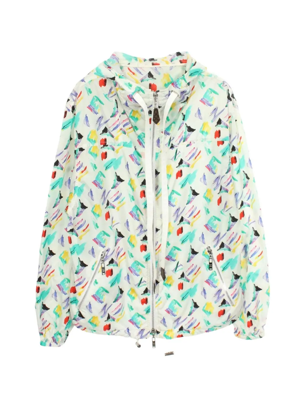 Louis Vuitton Pre-Owned 2010s pattern jacket - Blanc Louis Vuitton Pre-Owned 2010s pattern jacket - Blanc