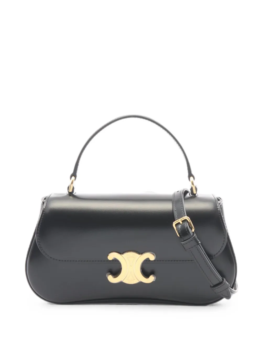 Celine Pre-Owned 2010s Triomphe shoulder bag - Black