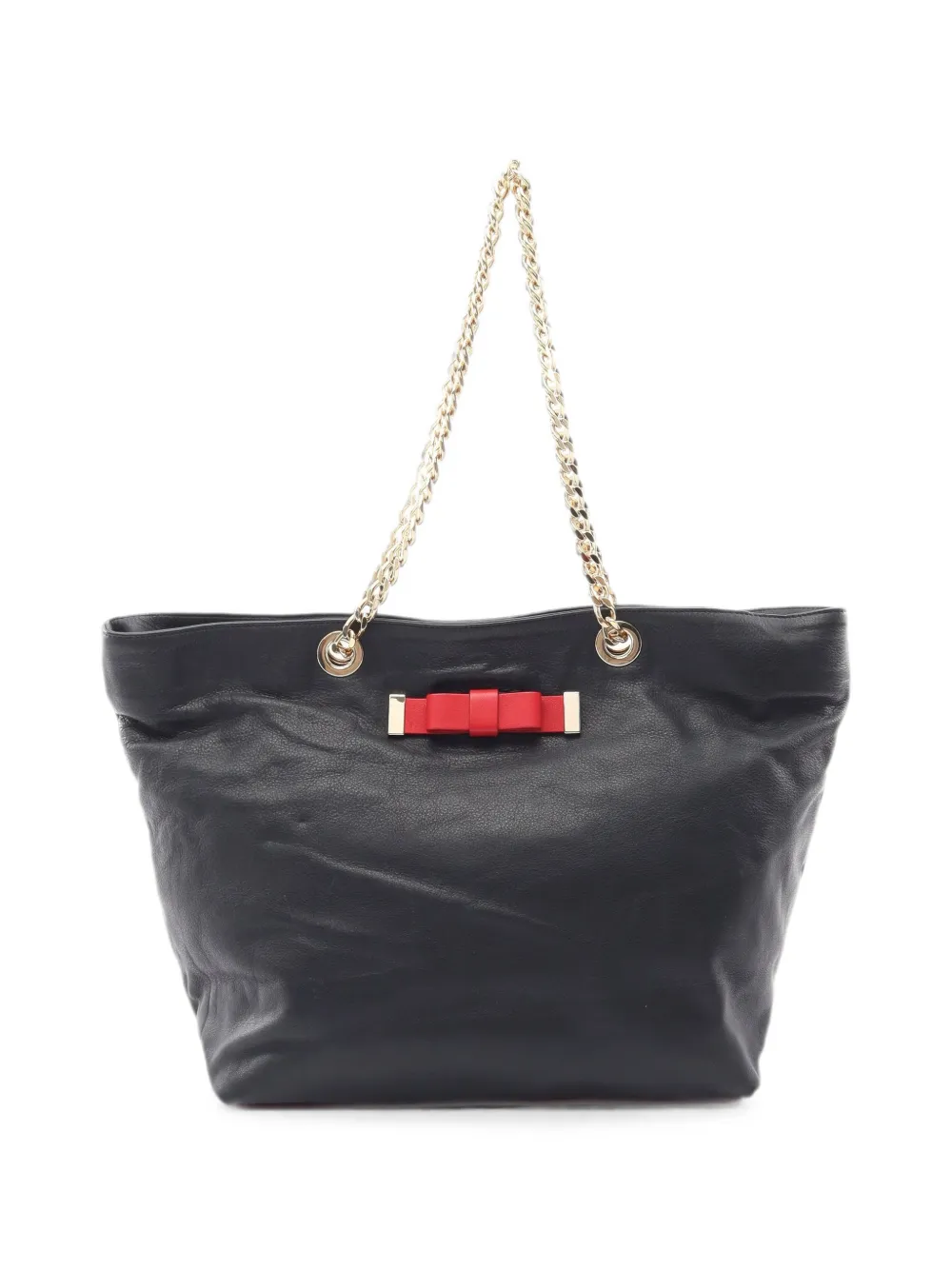 Valentino Garavani Pre-Owned Borsa a spalla con catena anni 2000 - Nero