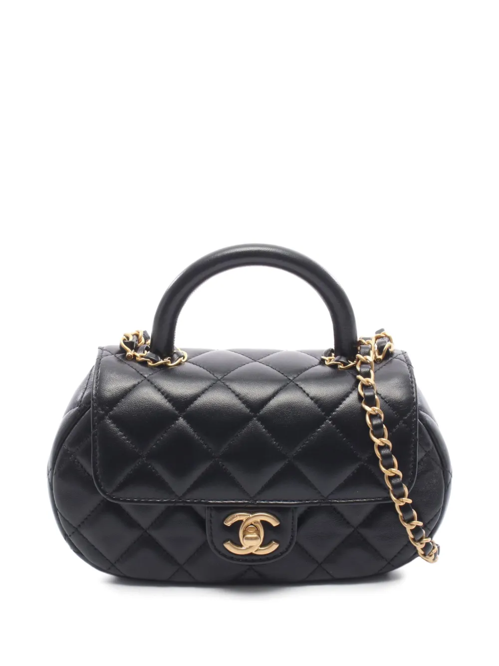 CHANEL Pre-Owned Matelasse top handle tote bag - Nero