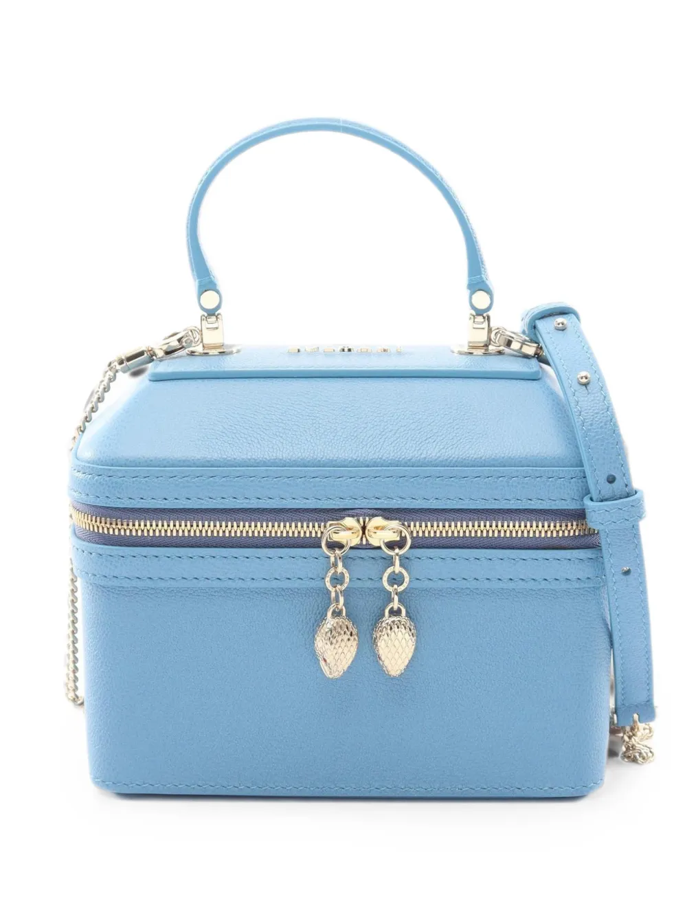 Bvlgari Pre-Owned 2010s Serpenti Forever vanity mini bag - Blau