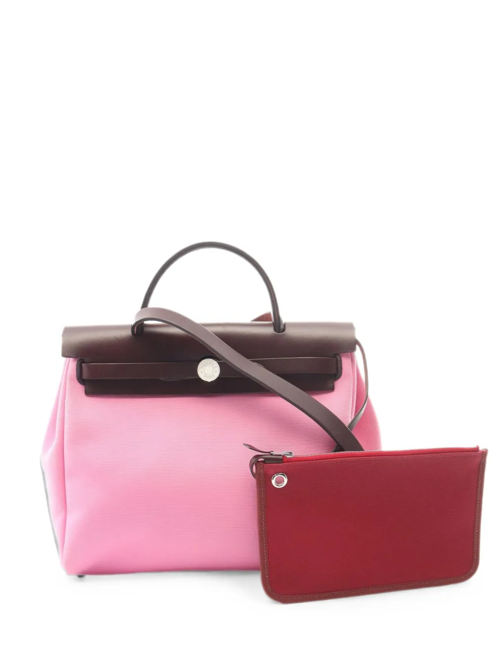 Hermès Pre-Owned 2000s PM Herbag Zip two-way tote bag - Rosa