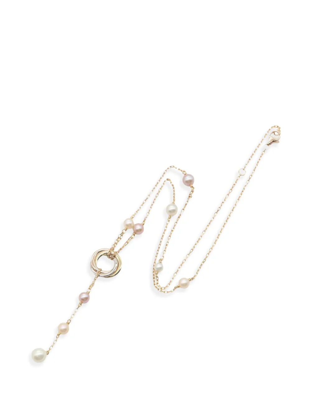 Cartier 2010s Trinity pearl necklace - Gold