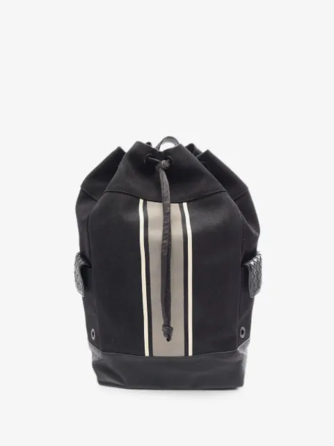 Bottega Veneta Pre-Owned 2000s Intrecciato striped backpack