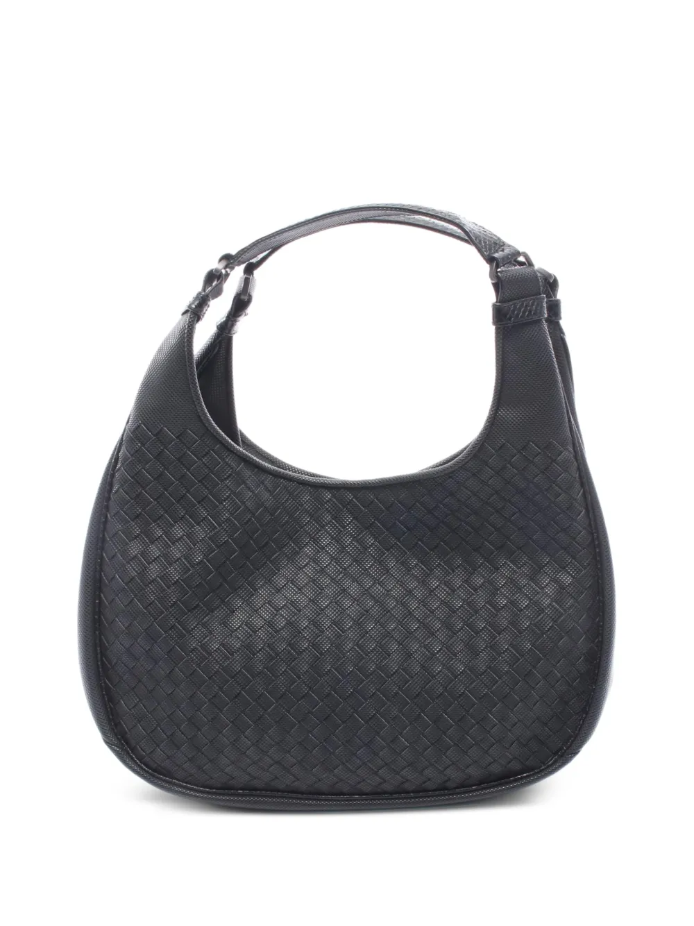 Bottega Veneta Pre-Owned 2010s medium Campana Intrecciato shoulder bag - Black