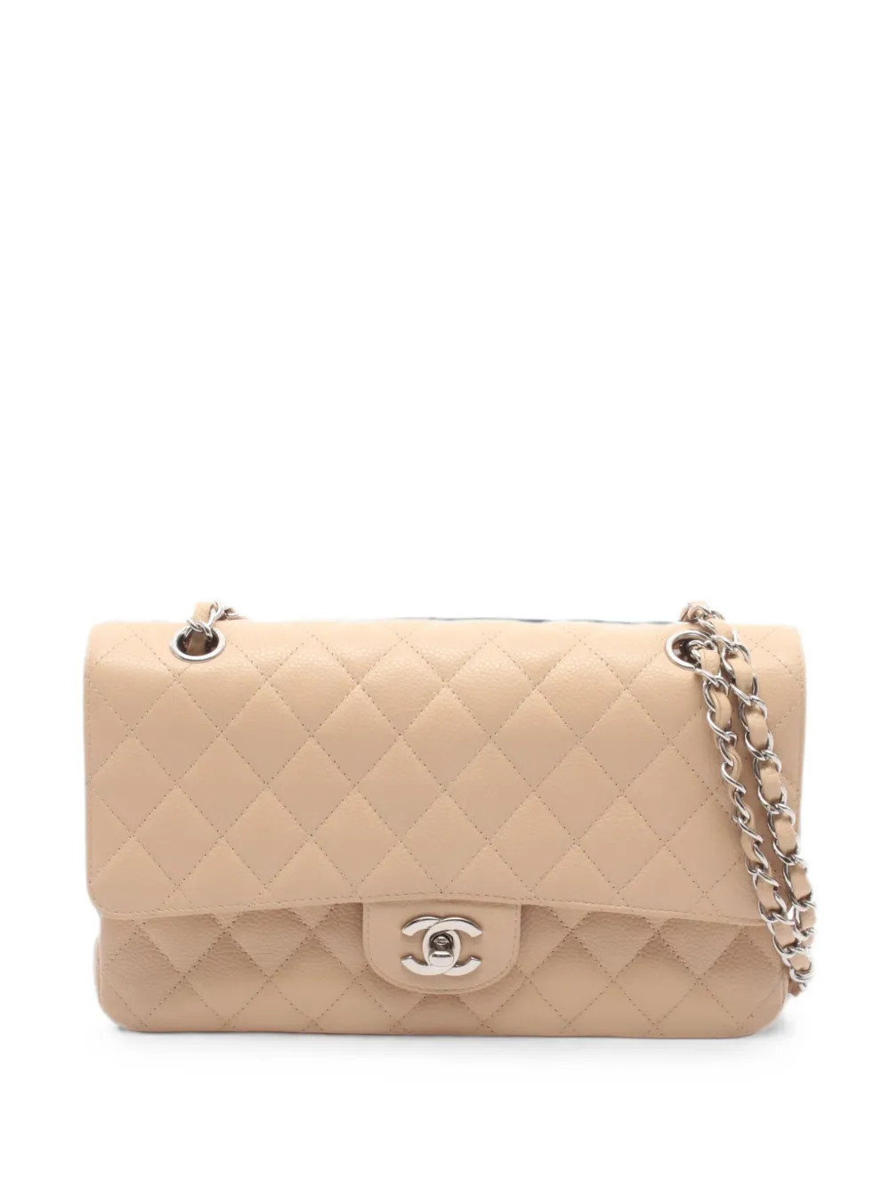 CHANEL Pre-Owned 2010-2011 Double Flap shoulder bag - Neutrals