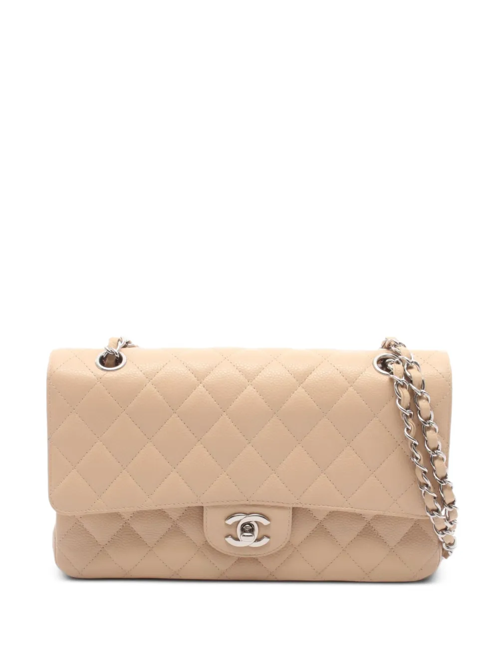 CHANEL Pre-Owned 2010-2011 Double Flap shoulder bag - Toni neutri