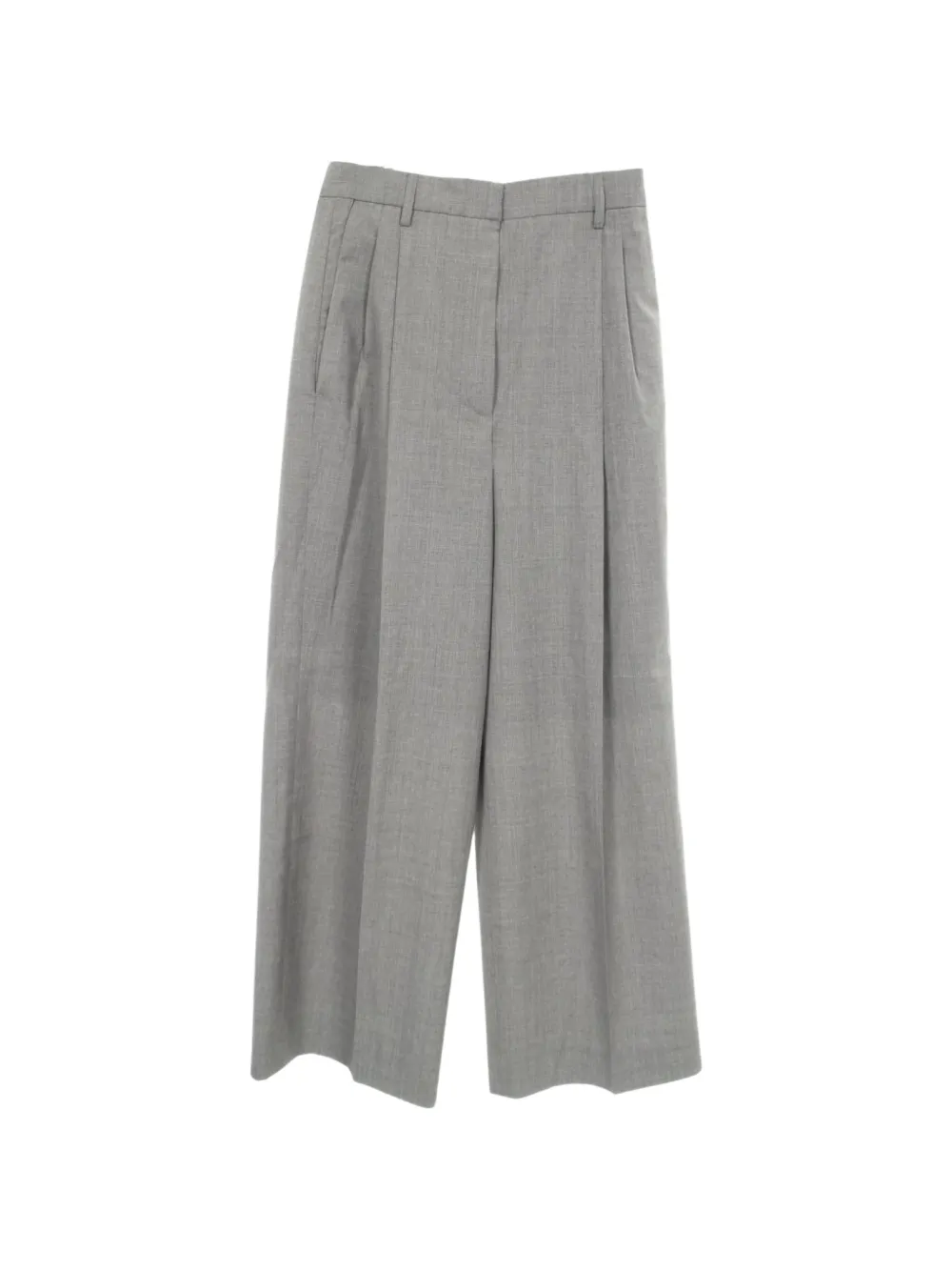 Prada Pre-Owned 2010s pleated wool trousers - Grigio