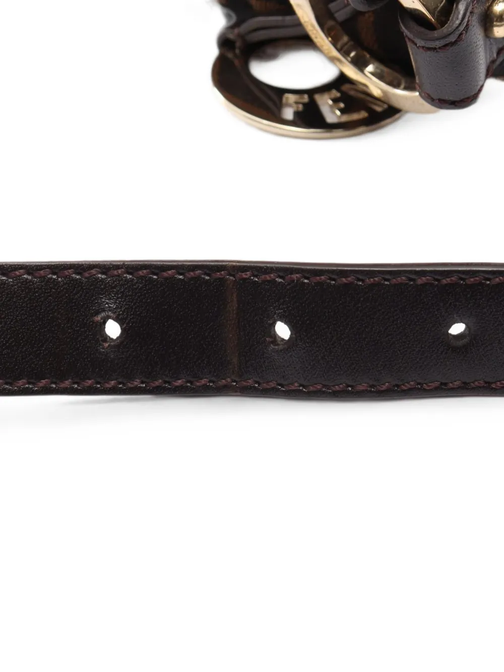 Fendi Pre-Owned 2010s Zucca schoudertas Bruin