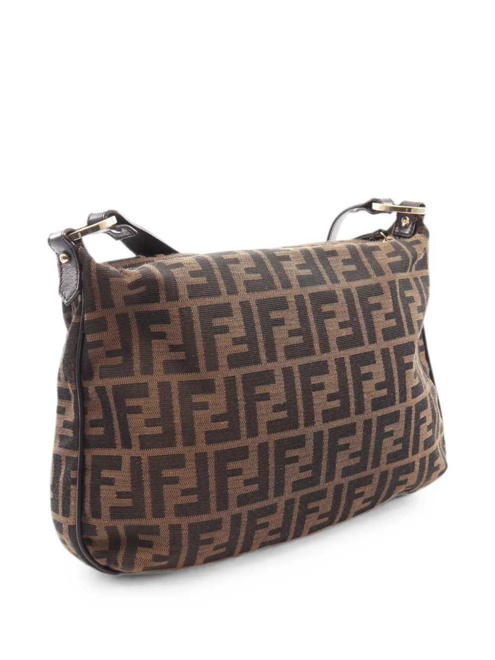Fendi Pre-Owned 2010s Zucca schoudertas Bruin