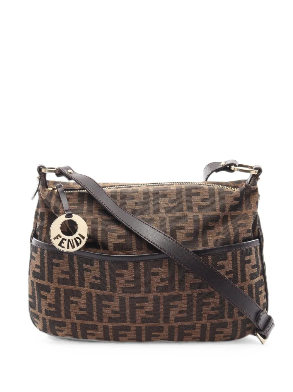 Fendi Pre-Owned 2010s Zucca shoulder bag - Brown