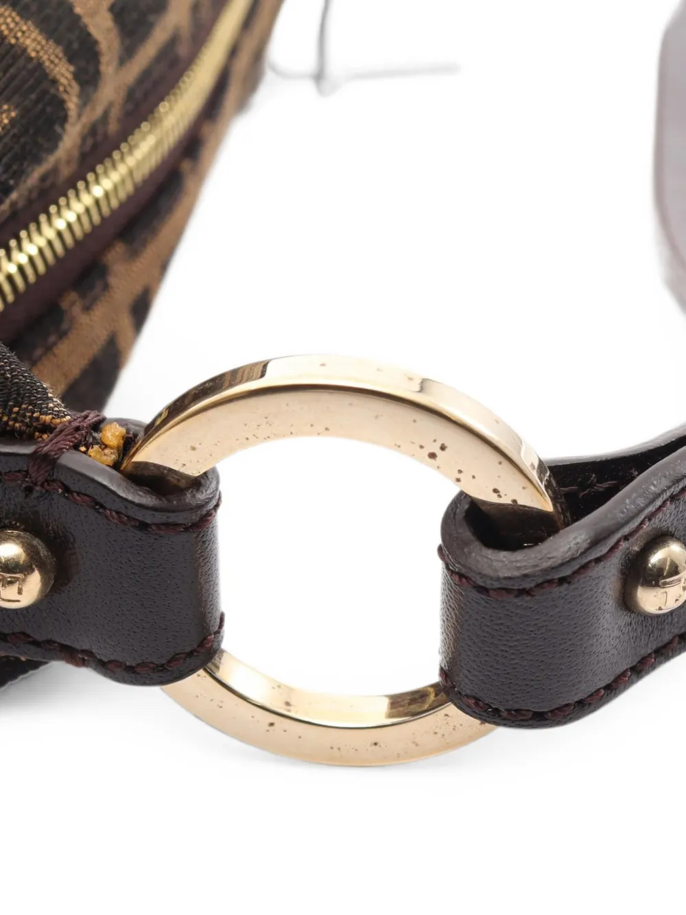 Fendi Pre-Owned 2010s Zucca schoudertas Bruin