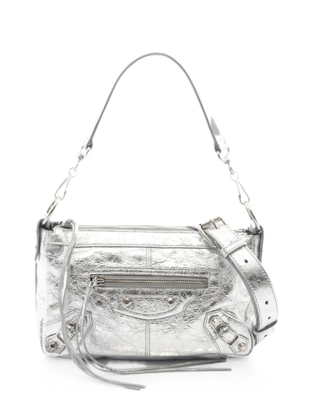 Balenciaga Pre-Owned 2010s Le City Moto two-way tote bag - Silber