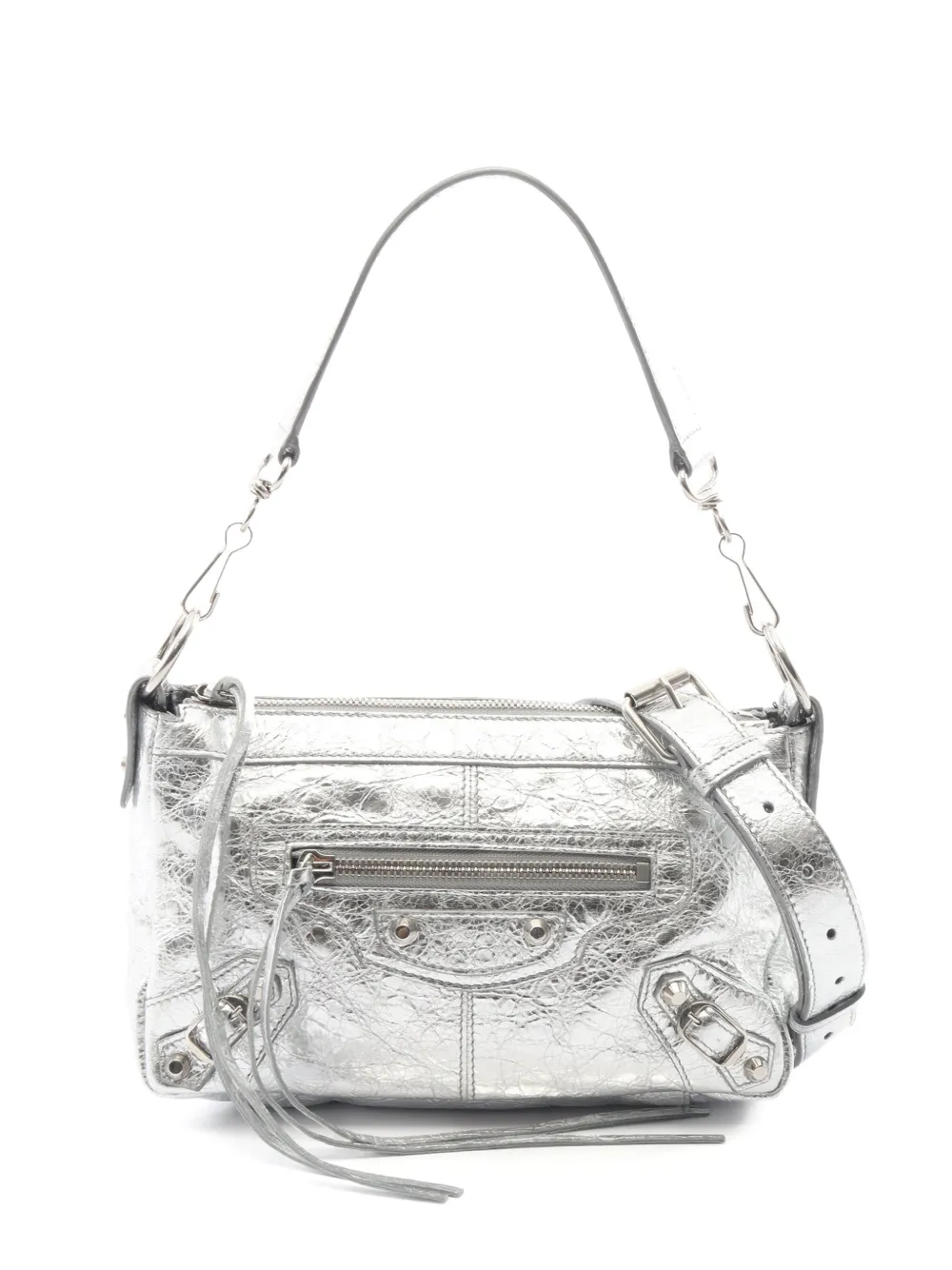 Balenciaga Pre-Owned 2010s Le City Moto two-way tote bag - Silver