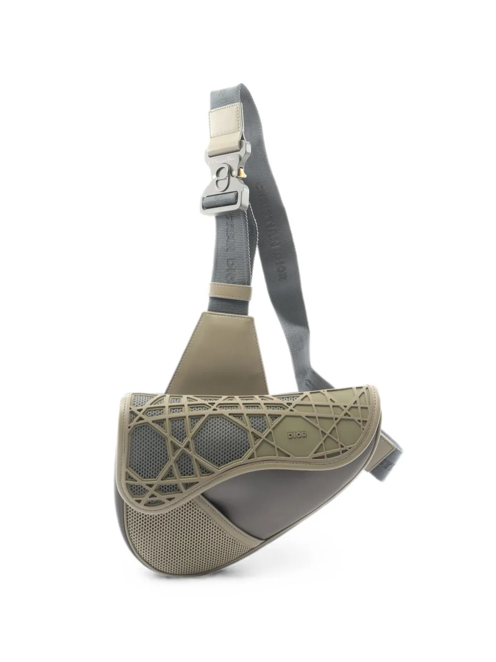 Christian Dior Pre-Owned 2010s Saddle body bag - Grey