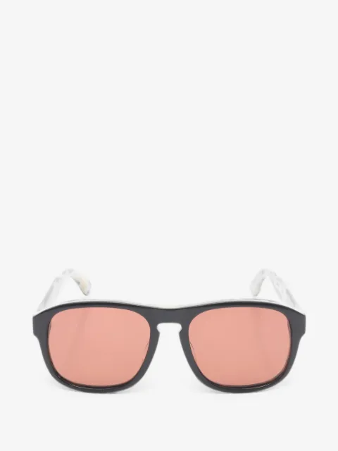 Gucci Pre-Owned 2020s rectangle-frame sunglasses