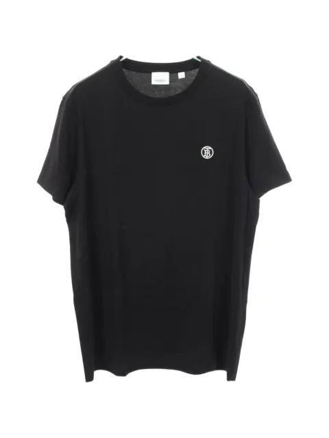 Burberry Pre-Owned 2000s logo-embroidered T-shirt