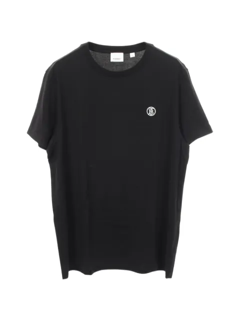 Burberry Pre-Owned 2000s logo-embroidered T-shirt