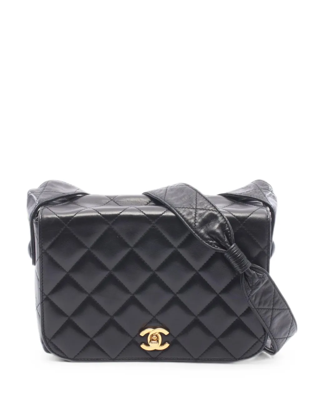 CHANEL Pre-Owned 1994-1996 Matelassé shoulder bag - Black