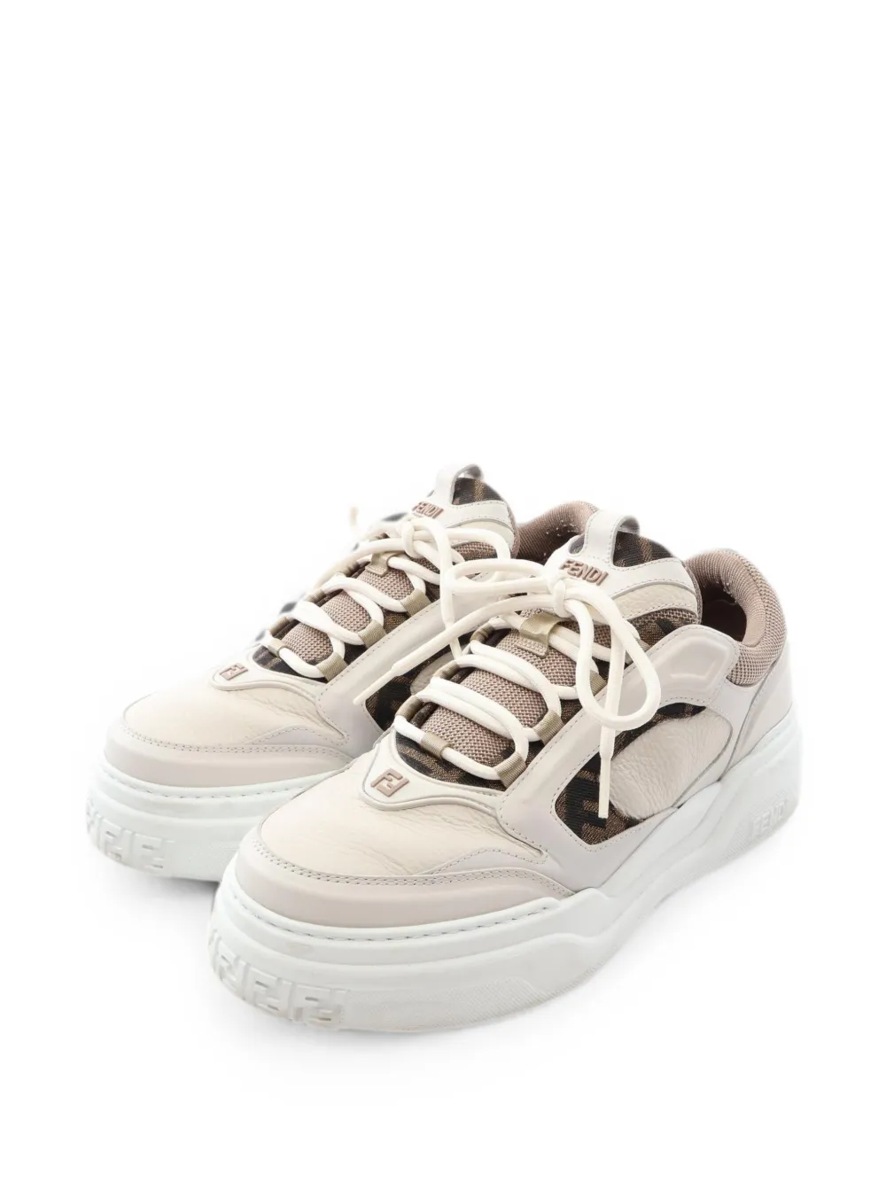 Fendi Pre-Owned 2010s Force sneakers - Nude