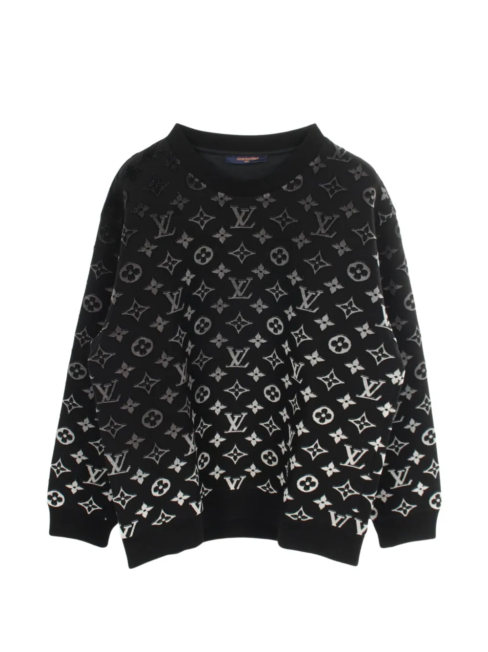 Louis Vuitton Pre-Owned 2010s Monogram Gradation Pullover - Schwarz