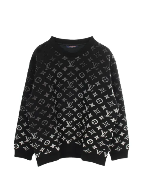 Louis Vuitton Pre-Owned 2010s Monogram Gradation cotton sweater