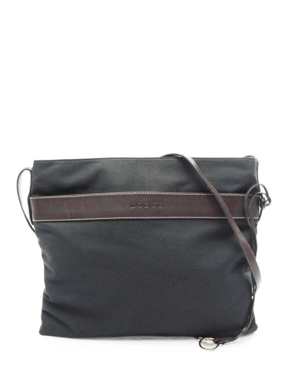 Loewe Pre-Owned 2000s Schultertasche mit Logo-Prägung - Grün