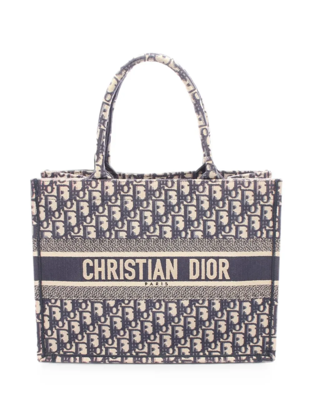 Christian Dior Pre-Owned 2000s medium Book Tote canvas tote bag - Blue