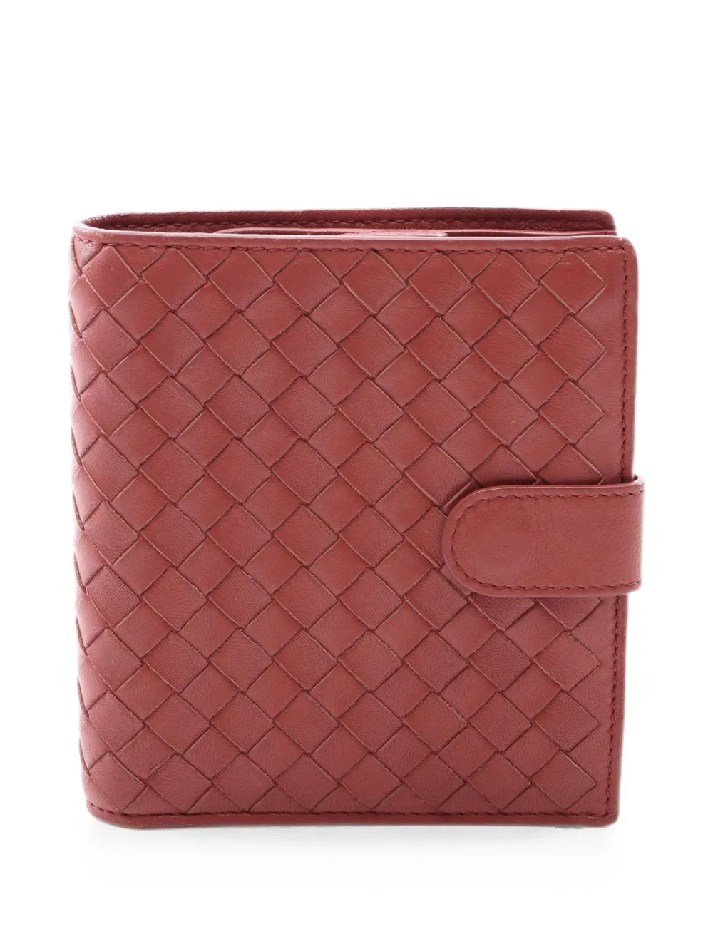 Bottega Veneta Pre-Owned 2000s Intrecciato bi-fold wallet - Rot