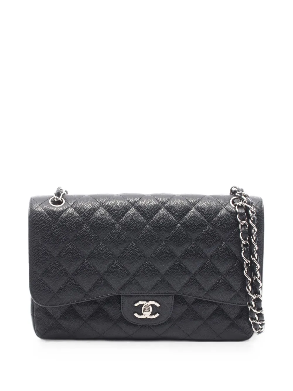 CHANEL Pre-Owned 2014 30 Matelassé chain shoulder bag - Black