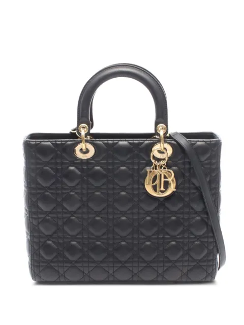 Christian Dior Pre-Owned 2010s Lady Dior Cannage tote bag