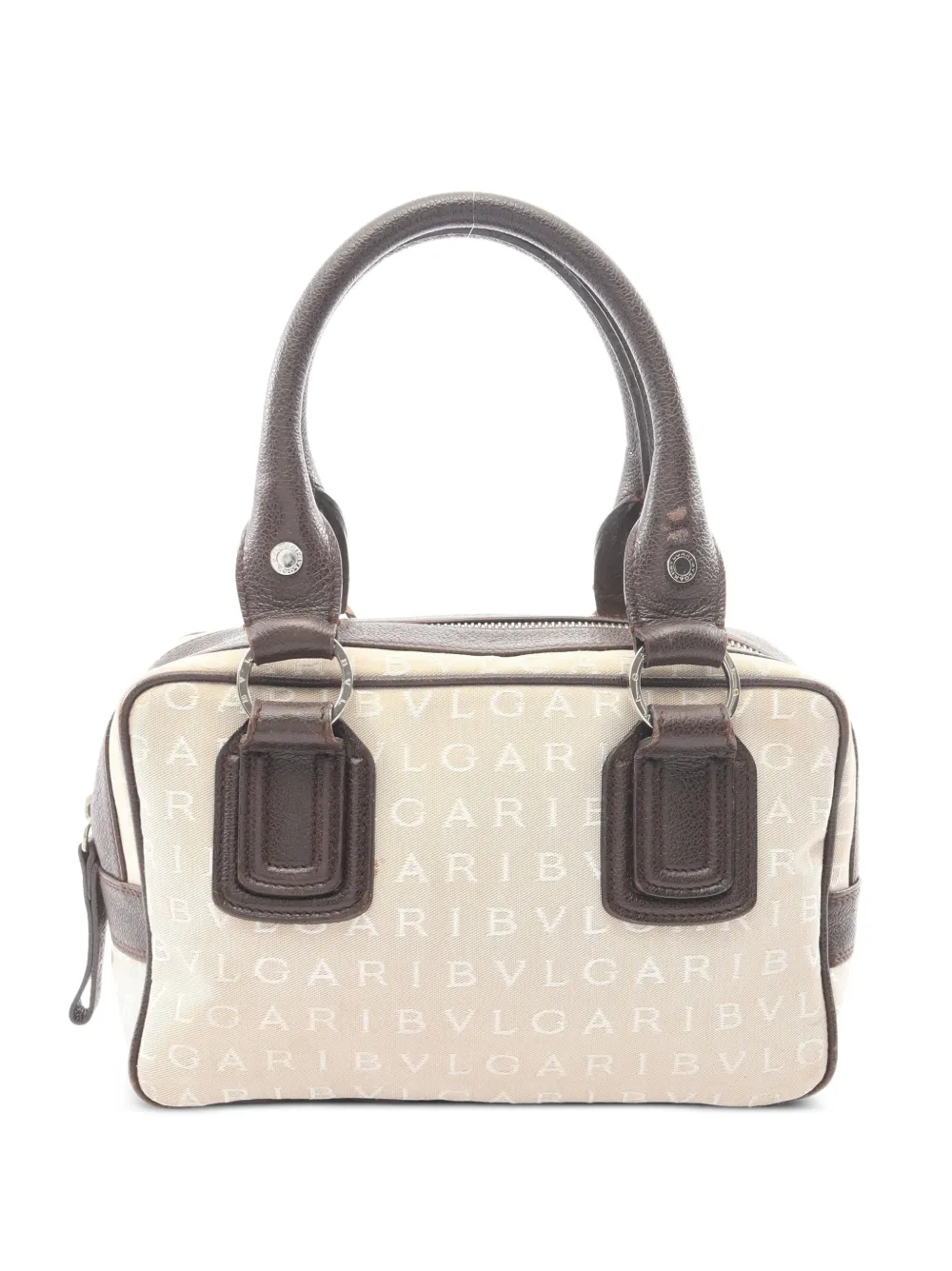 Bvlgari Pre-Owned 2000s Logomania handbag - Neutrals