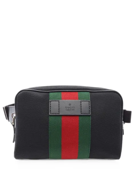 Gucci Pre-Owned 2010s Web stripe belt bag