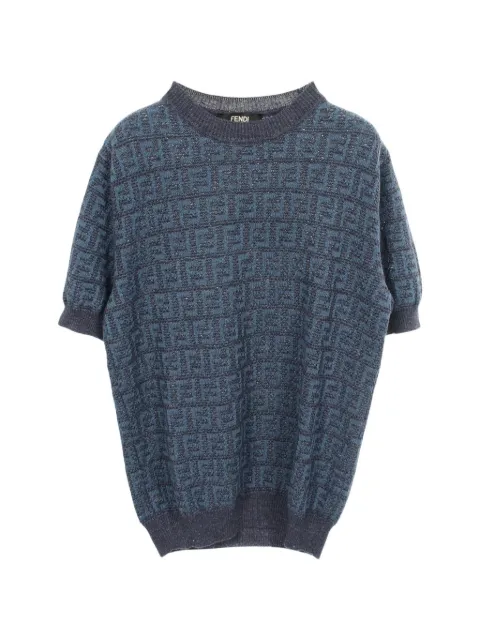 Fendi Pre-Owned 2010s Zucca knit T-shirt