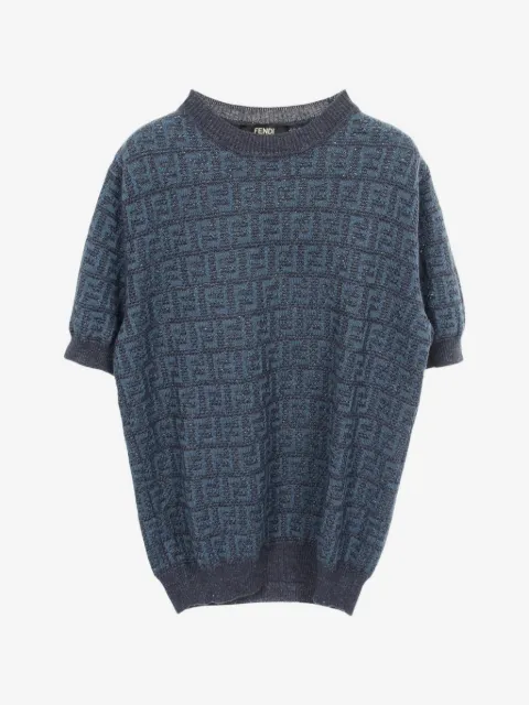 Fendi Pre-Owned camiseta de punto Zucca 2010