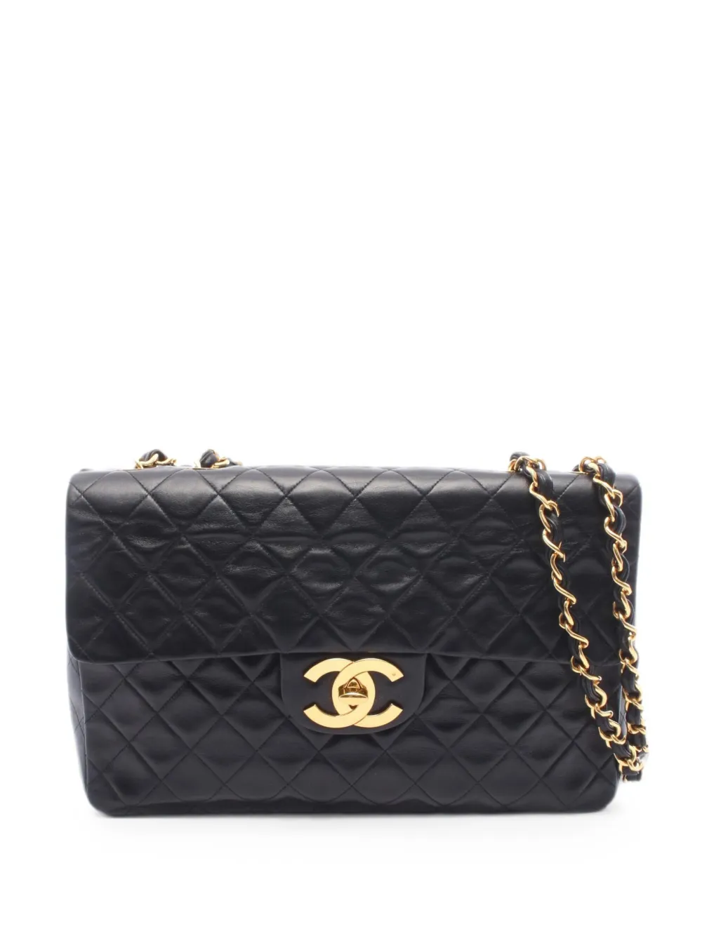 CHANEL Pre-Owned 1991-1994 Decamatlassé shoulder bag - Black