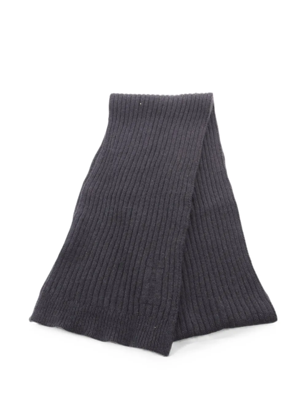 Hermès Pre-Owned 2010s ribbed scarf - Schwarz
