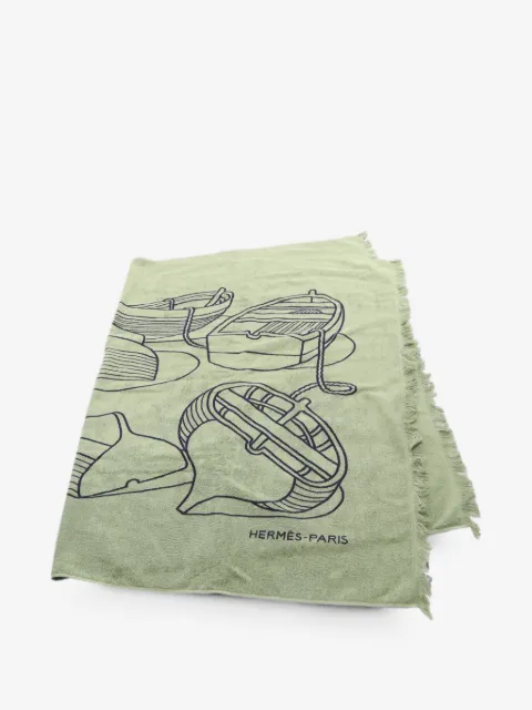Hermès Pre-Owned 2020s Yachting Thalassa beach towel