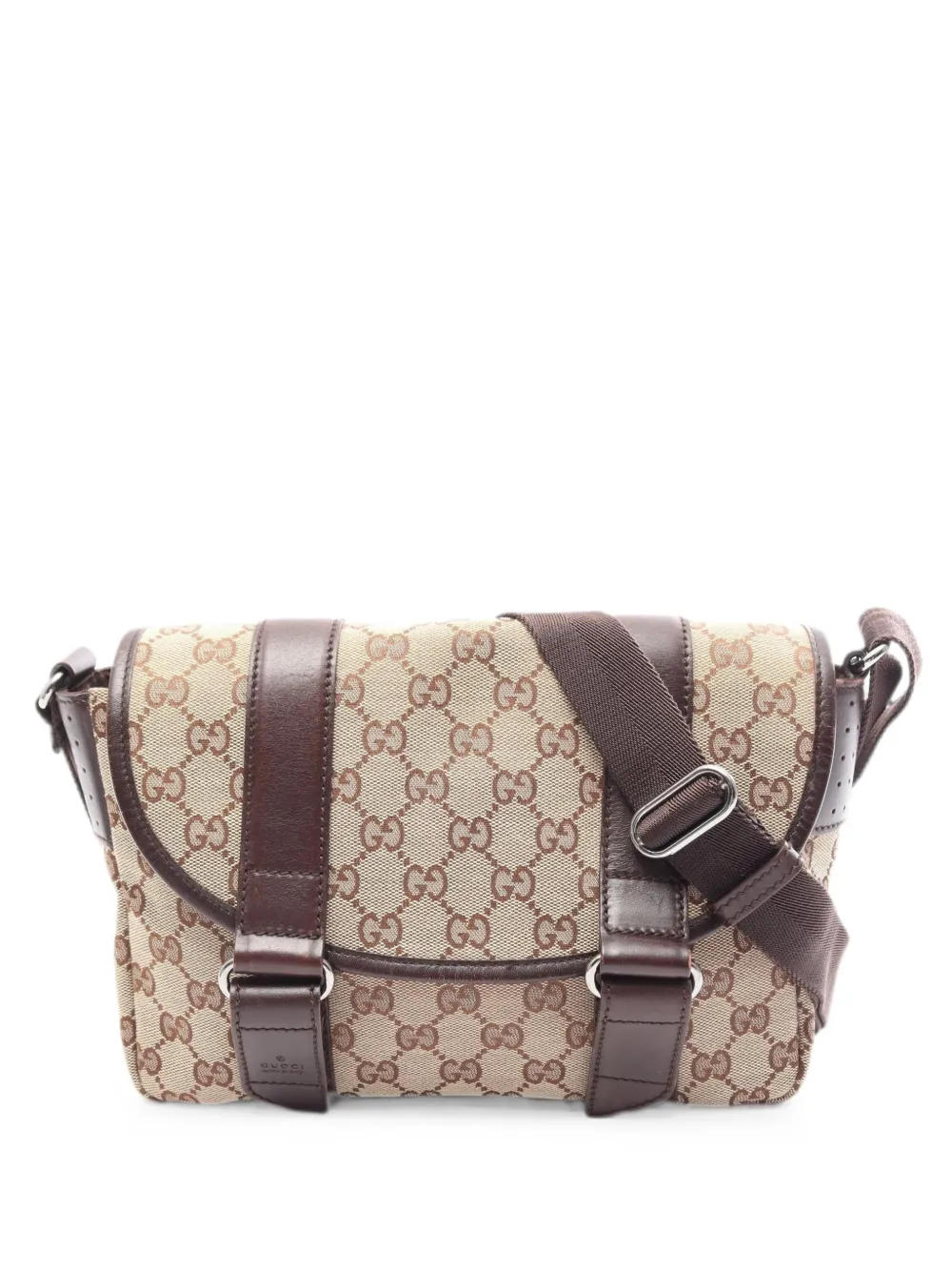 Gucci Pre-Owned 2000s GG canvas shoulder bag - Nude