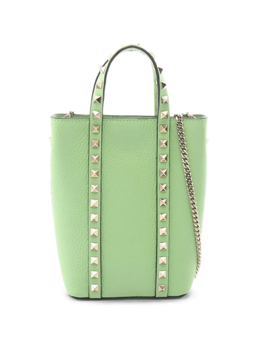 Valentino Garavani Pre-Owned Borsa tote Rockstud anni 2010 - Verde